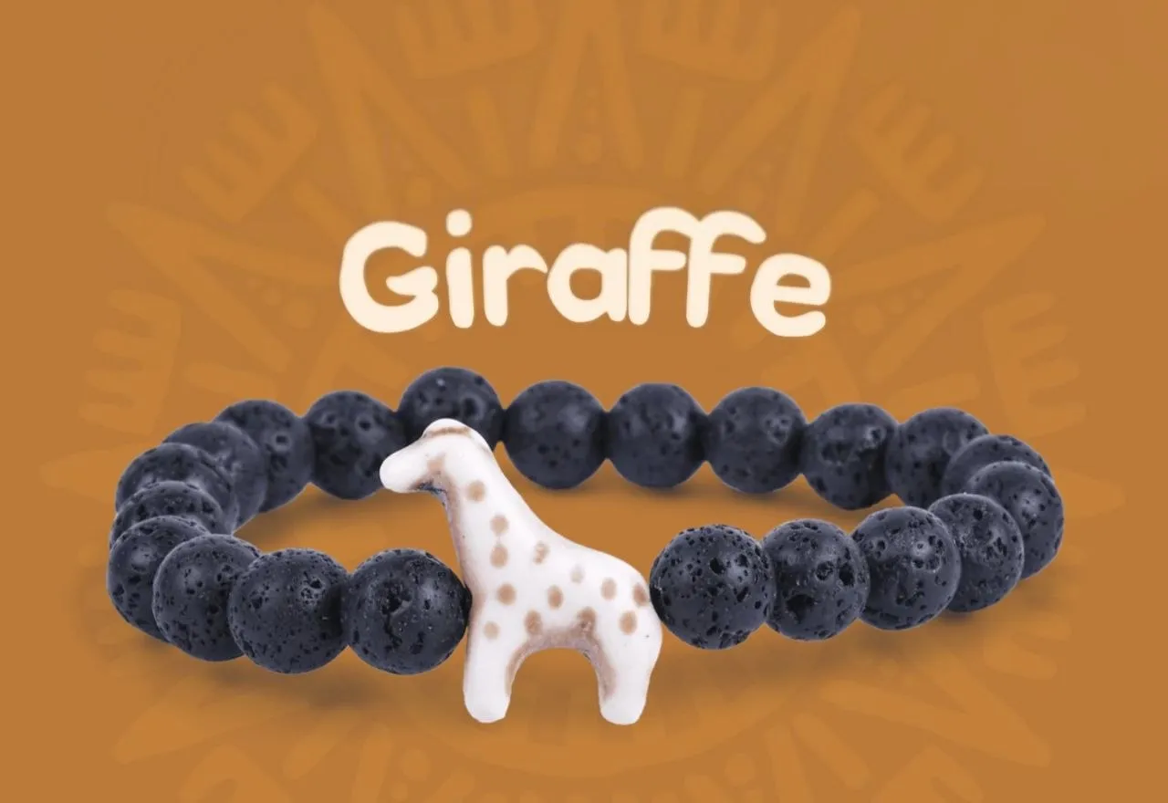 The Giraffe Bracelet — Лавовий камінь