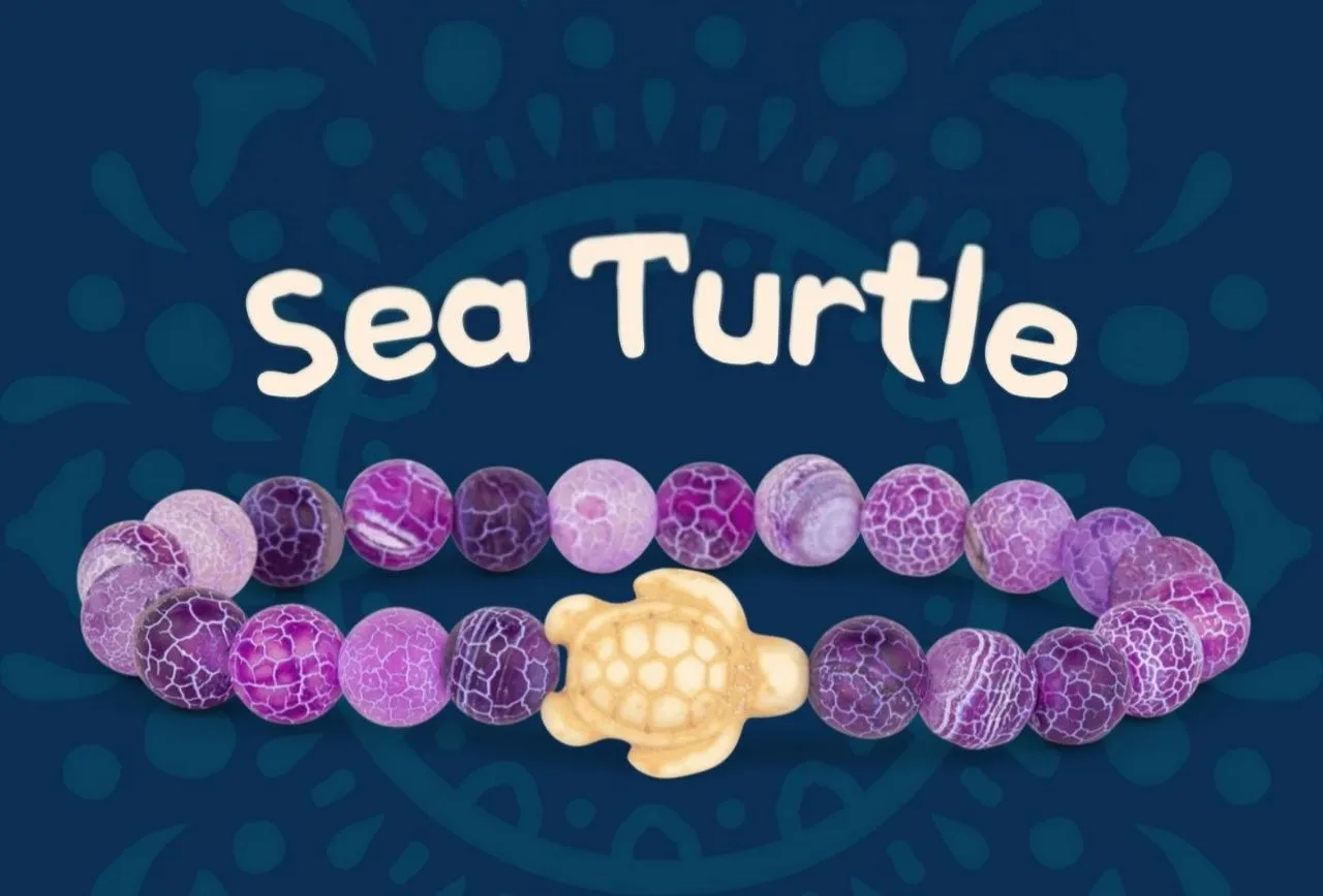 The Sea Turtle Bracelet — Фіалка з коралового рифу
