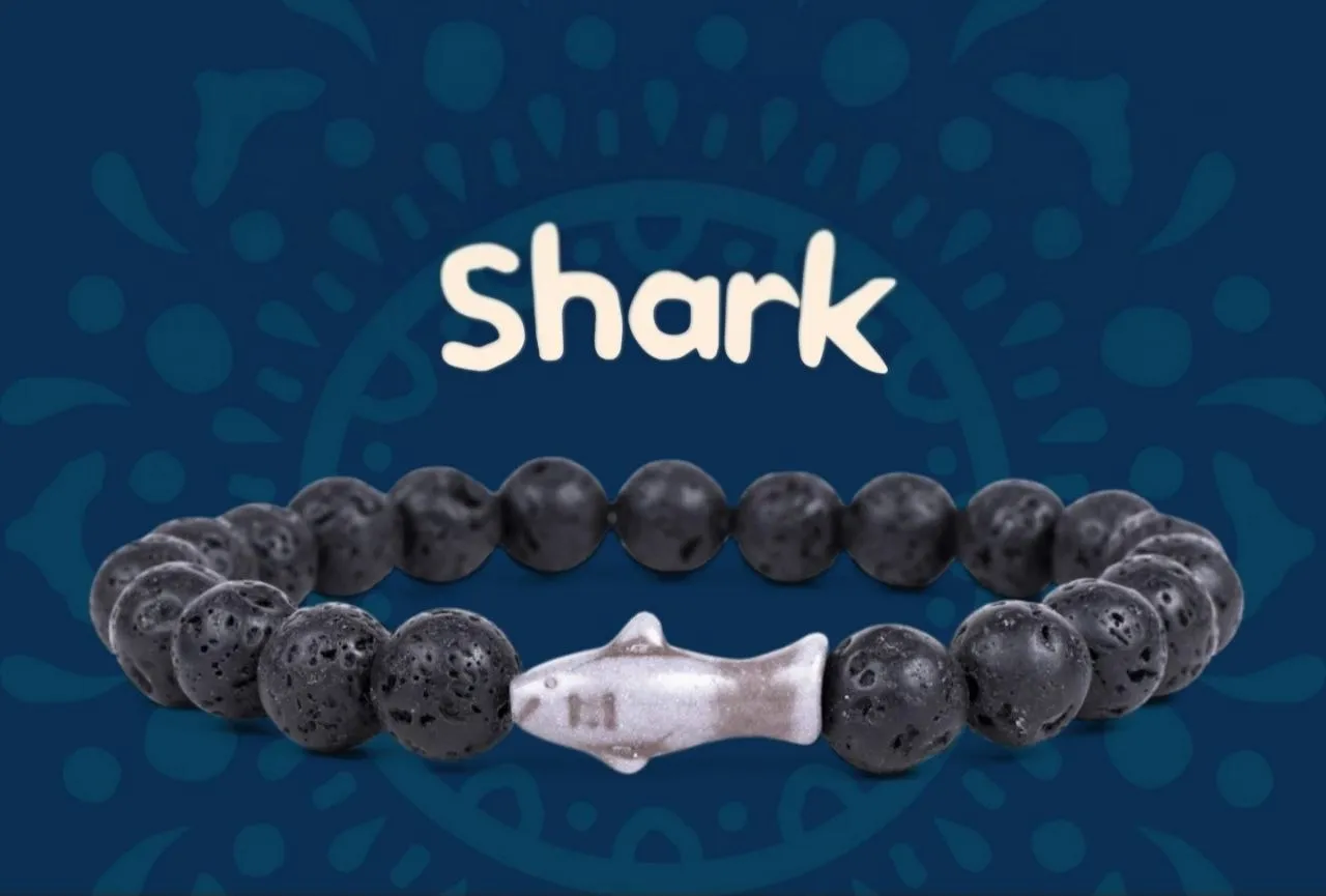 The Shark Bracelet — Лавовий камінь