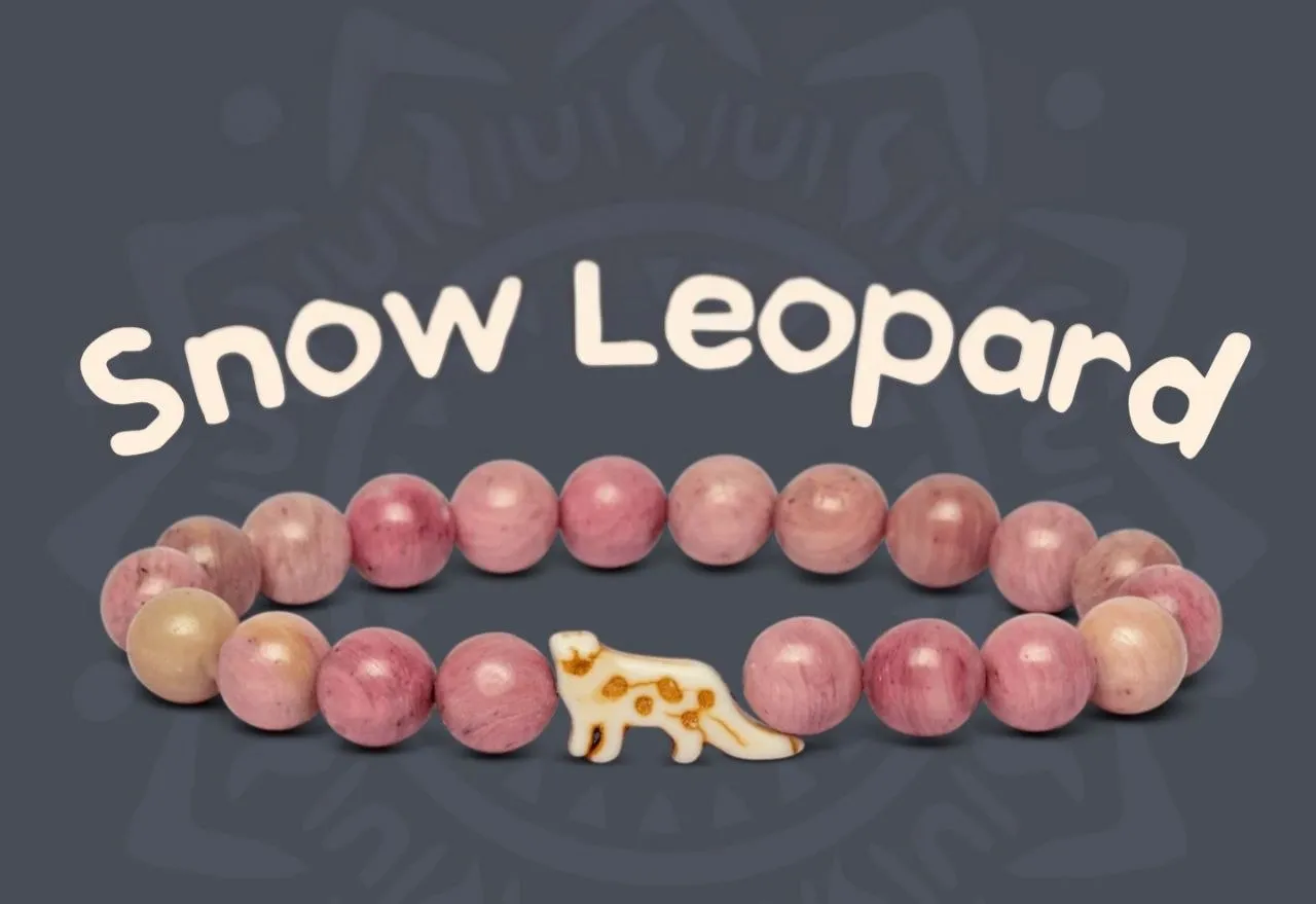 The Snow Leopard Bracelet — Рожева польова квітка