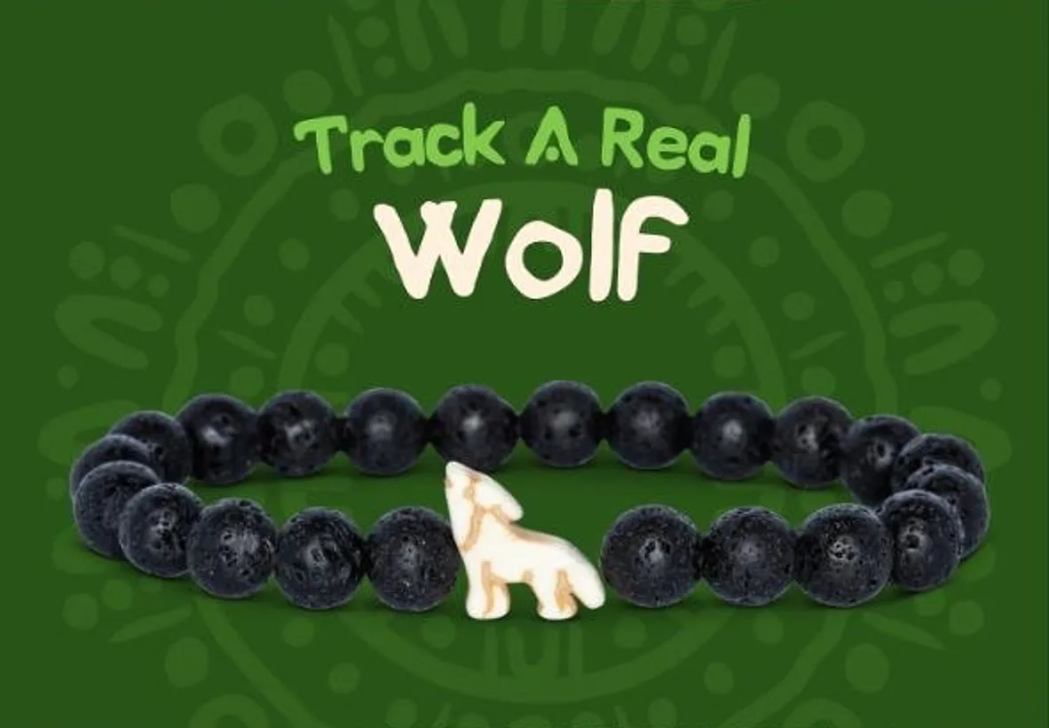 The Wolf Bracelet — Лавовий камінь
